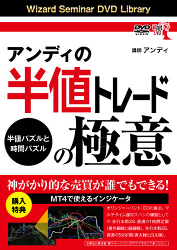 DVD アンディの半値トレードの極意 半値パズルと時間パズル