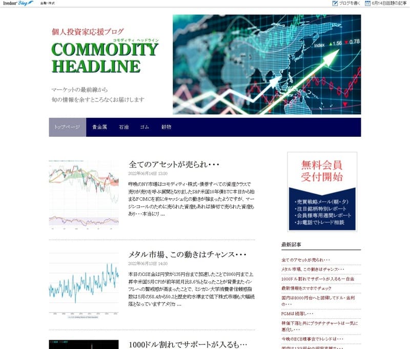 COMMODITY HEADLINE